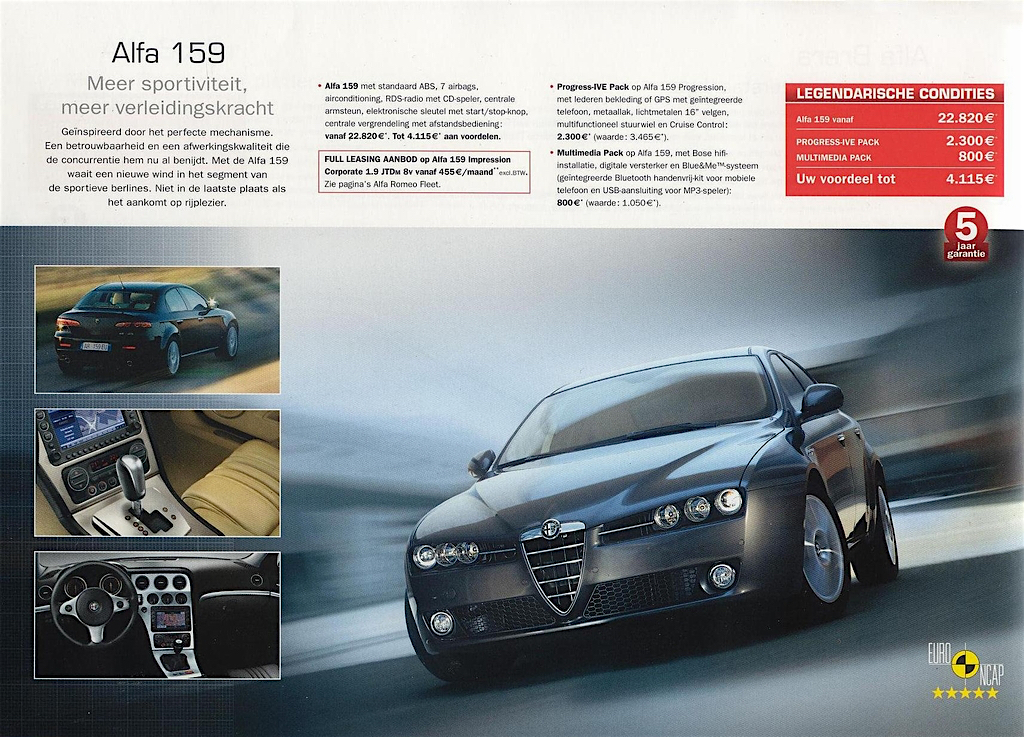 2007 Alfa Romeo Giuletta Brochure Page 3